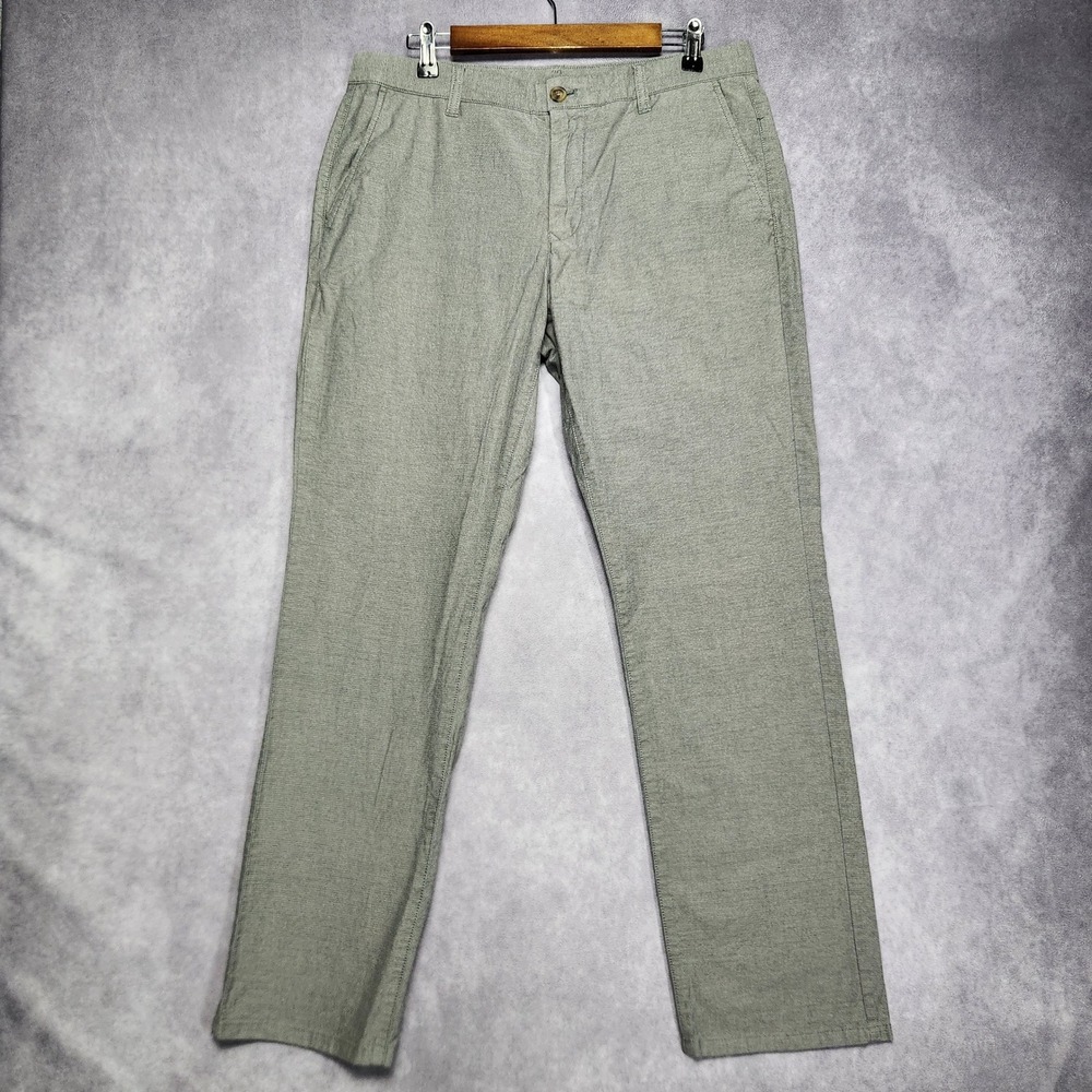 Bonobos Slim Gray Pants Mens Size‎ 33x30 Chinos Casual